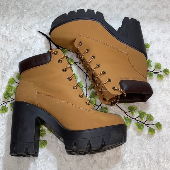 Bamboo platform boots - Picture 4 of 6